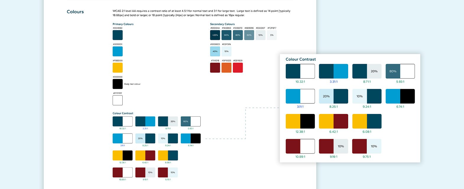 WALGA Accessible Colours